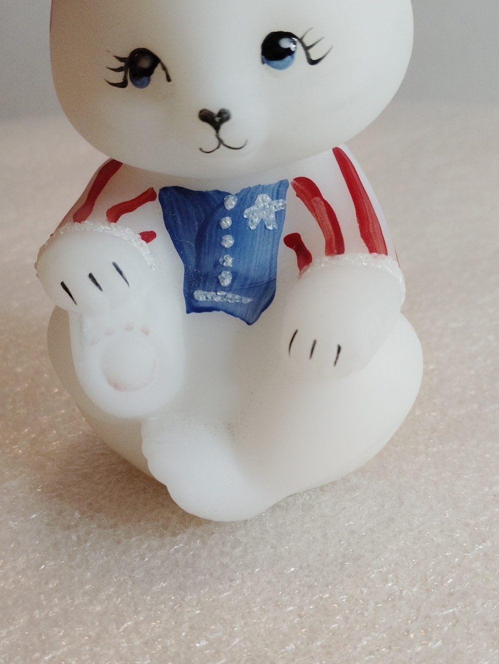 Vintage 2001 Fenton Stars & Stripes Bear - Picture 3 of 9